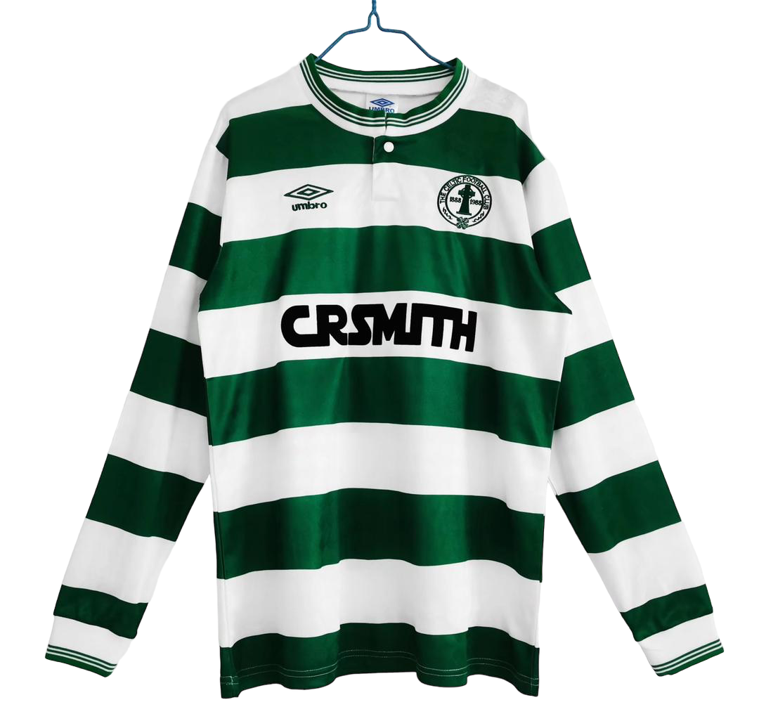 1987 88 Celtic F.C. Home Jersey Long Sleeve
