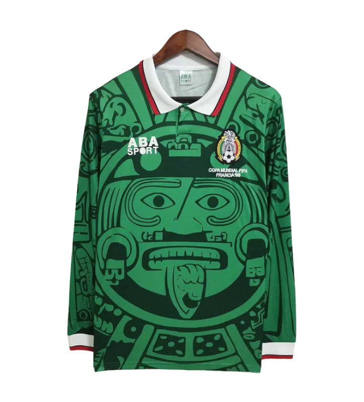 1998 Mexico Home Jersey Long Sleeve