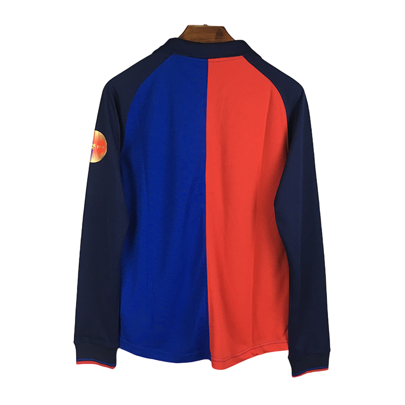 1999/2000 F.C. Barcelona Home Centenary Jersey (Long Sleeve)