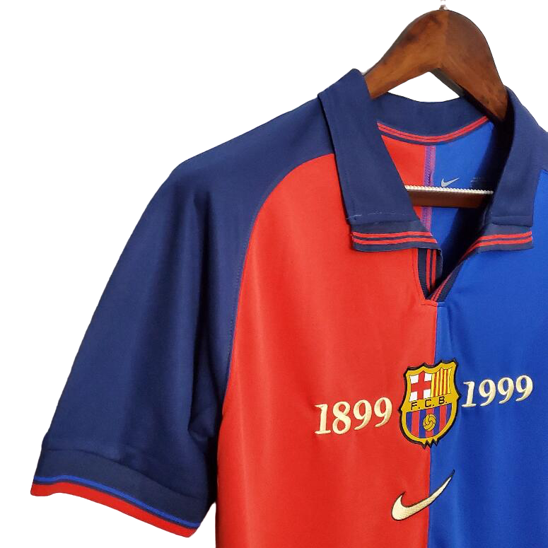 1999/2000 F.C. Barcelona Home Centenary Jersey