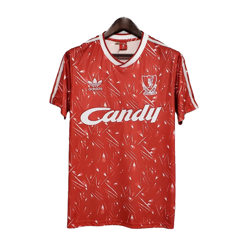 VINTAGE LIVERPOOL fc 1989/1991 HOME FOOTBALL SHIRT SOCCER JERSEY ADIDAS  Size M