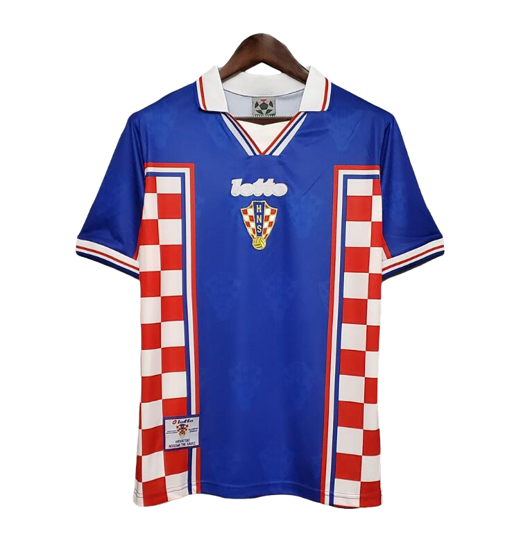 Croatia 1998 Hrvatska Home Retro Jersey World Cup