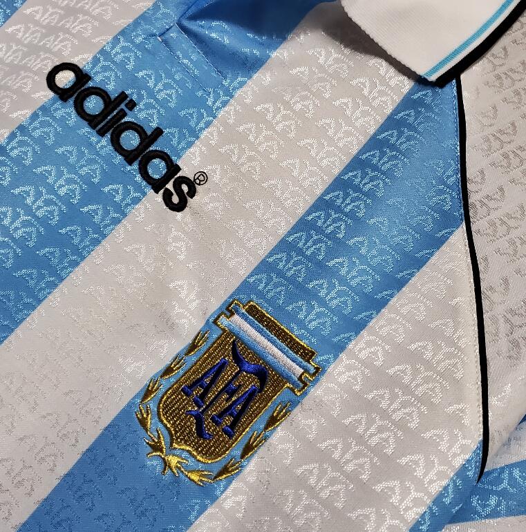 1998 Argentina Home Jersey – Culturkits