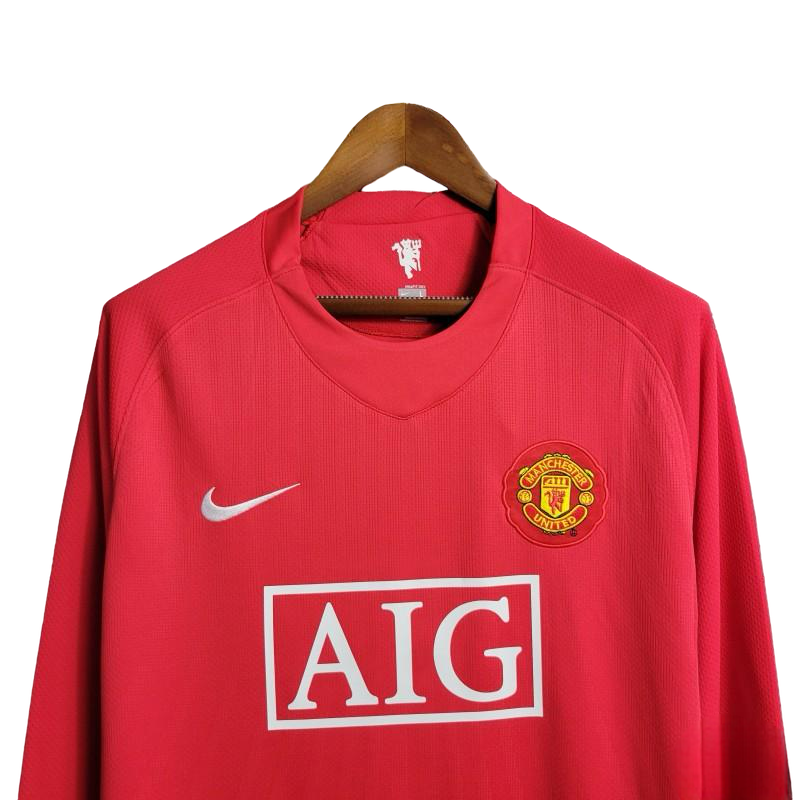2007/08 Manchester United Home (Long Sleeve)