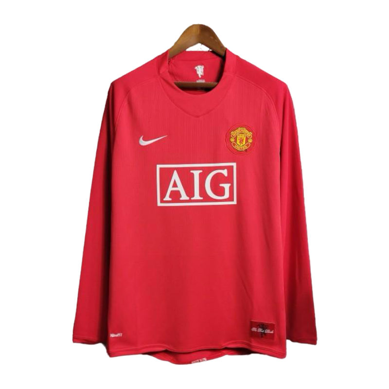 2007/08 Manchester United Home (Long Sleeve)