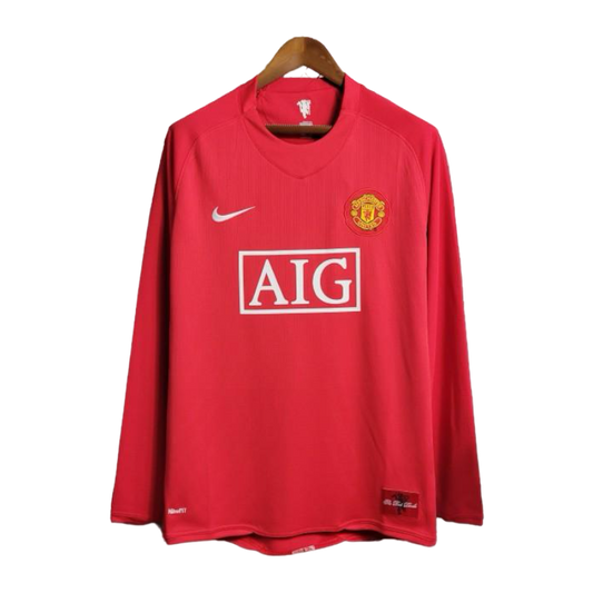 2007/08 Manchester United Home (Long Sleeve)