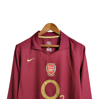 2005/06 Arsenal Home Jersey (Long Sleeve)