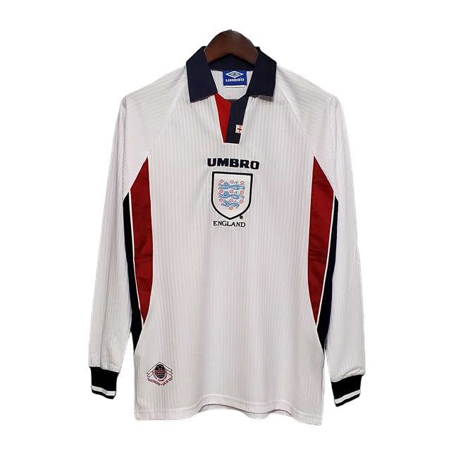 1998 England Home Jersey (Long Sleeve)
