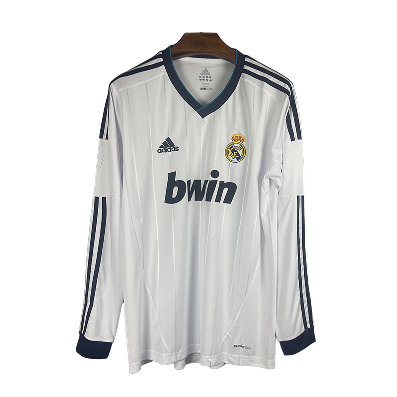 2012 13 Real Madrid C.F. Home Jersey Long Sleeve