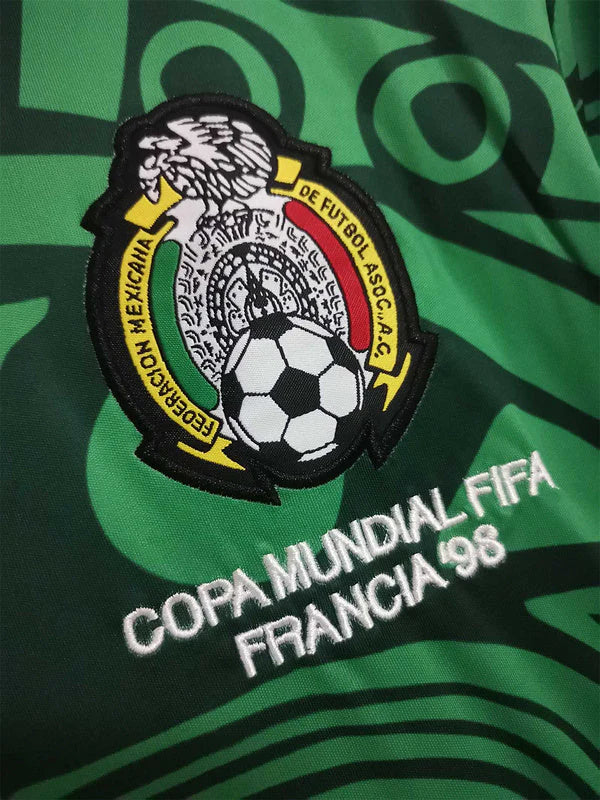 1998 Mexico Home Jersey (Long Sleeve)