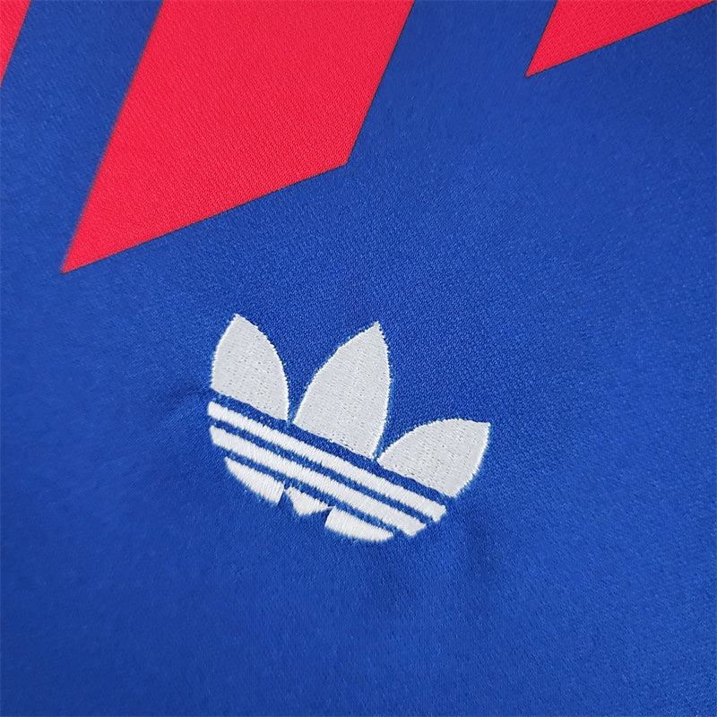 1988/90 France Home Jersey (Long Sleeve)
