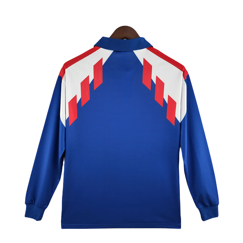 1988/90 France Home Jersey (Long Sleeve)