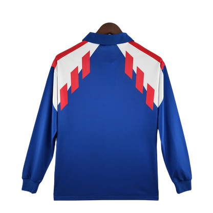 1988/90 France Home Jersey (Long Sleeve)