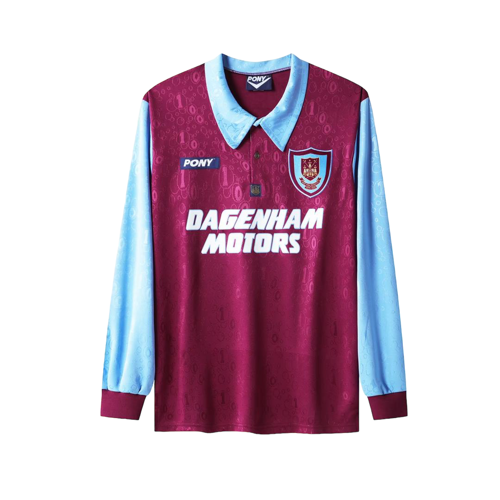 1995/97 West Ham United F.C. Home Jersey (Long Sleeve)