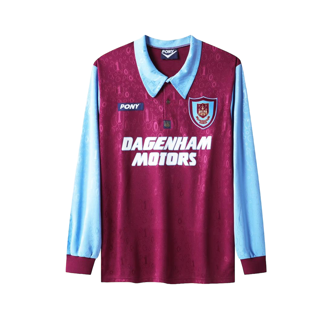 1995/97 West Ham United F.C. Home Jersey (Long Sleeve)