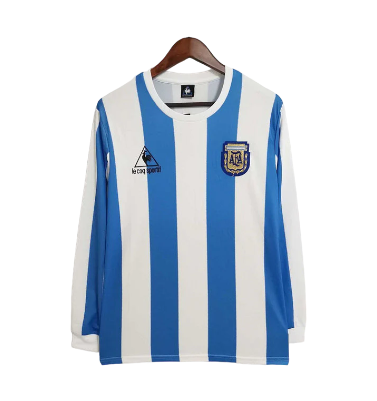 1986 Argentina Home Jersey (Long Sleeve)