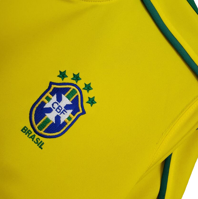 1998 Brazil Home Jersey – Culturkits