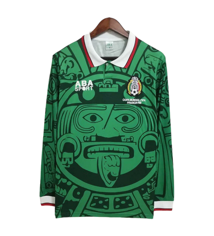 1998 Mexico Home Jersey (Long Sleeve)