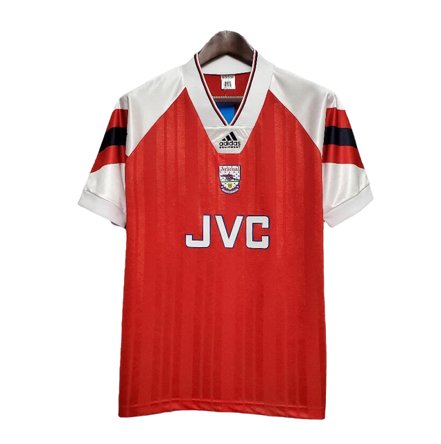 Arsenal Home football shirt 1992 - 1994. Sponsored by JVC