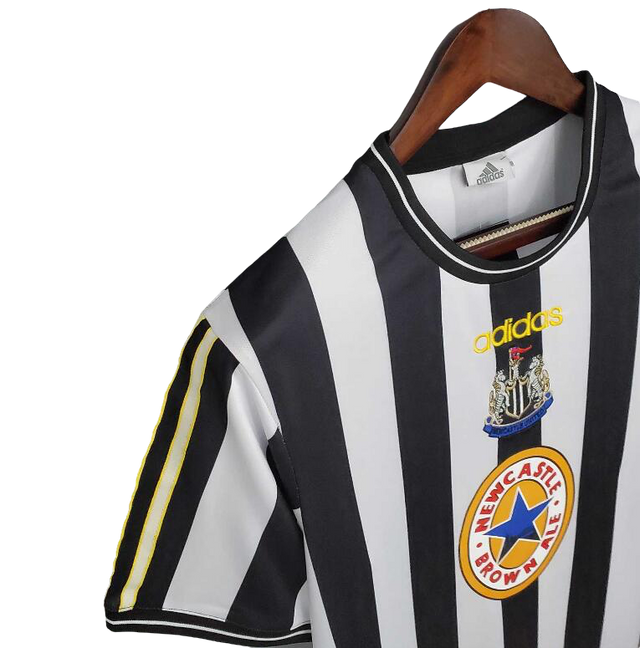 Newcastle United Striped Black White Jersey