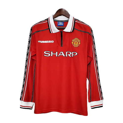1998/99 Manchester United F.C. Home Jersey (Long Sleeve)