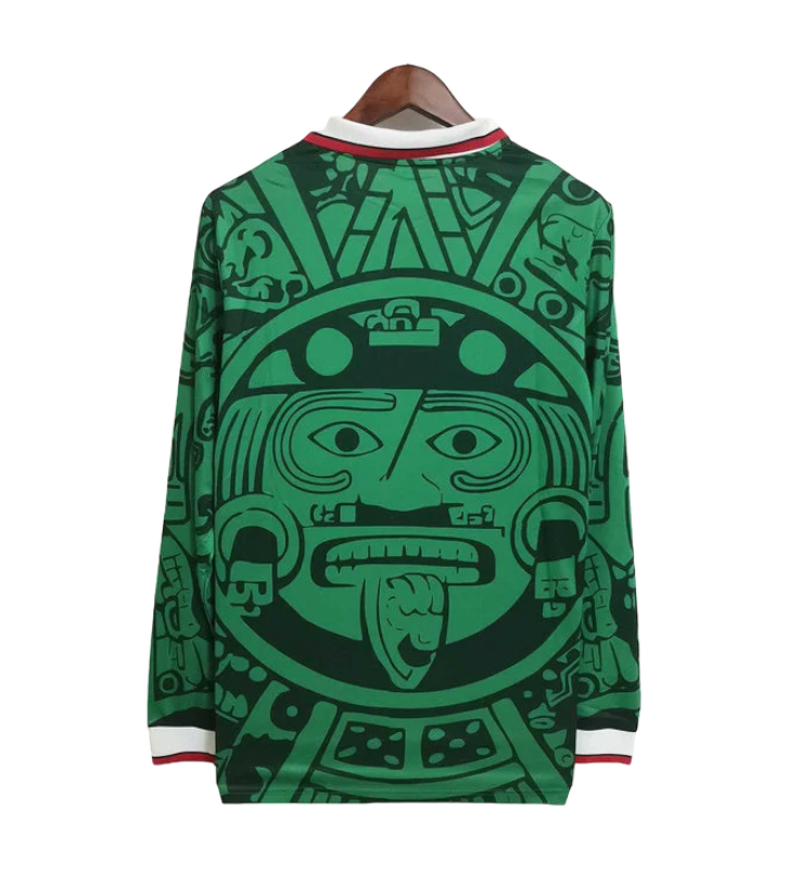 1998 Mexico Home Jersey (Long Sleeve)
