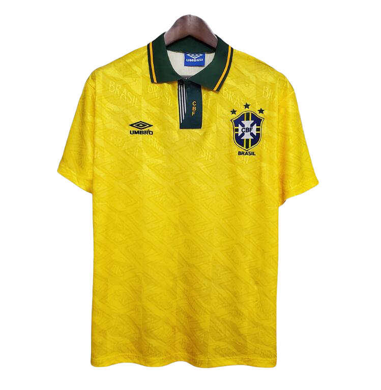 1991/93 Brazil Home Jersey