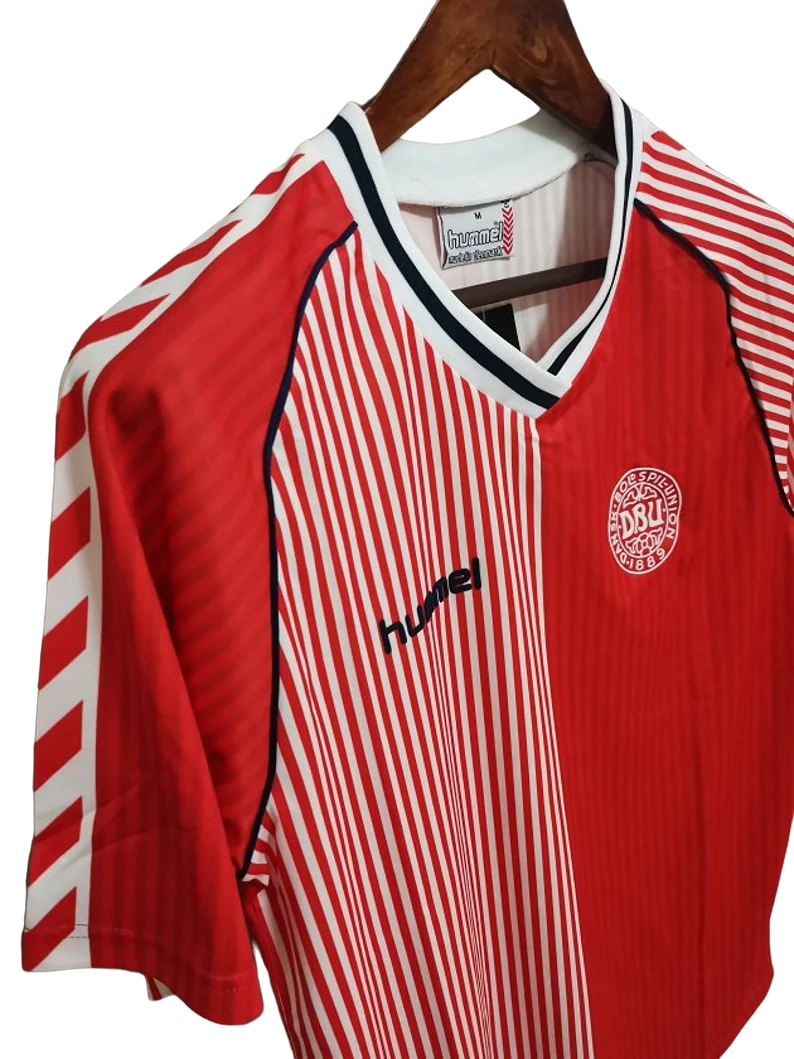 1986 Denmark Home Jersey