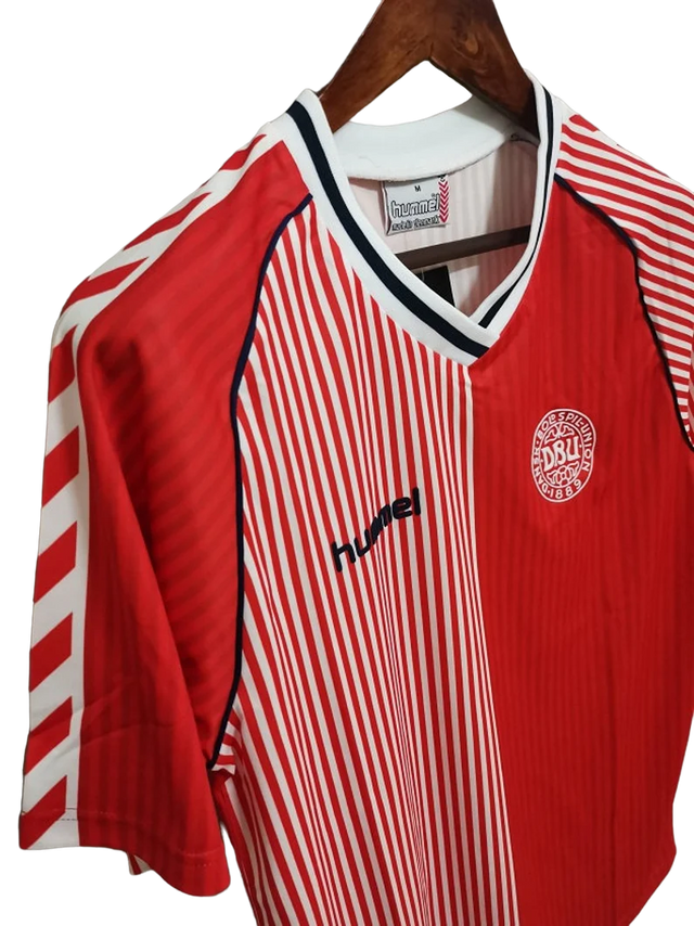 Denmark Retro Soccer Jersey WC 1986