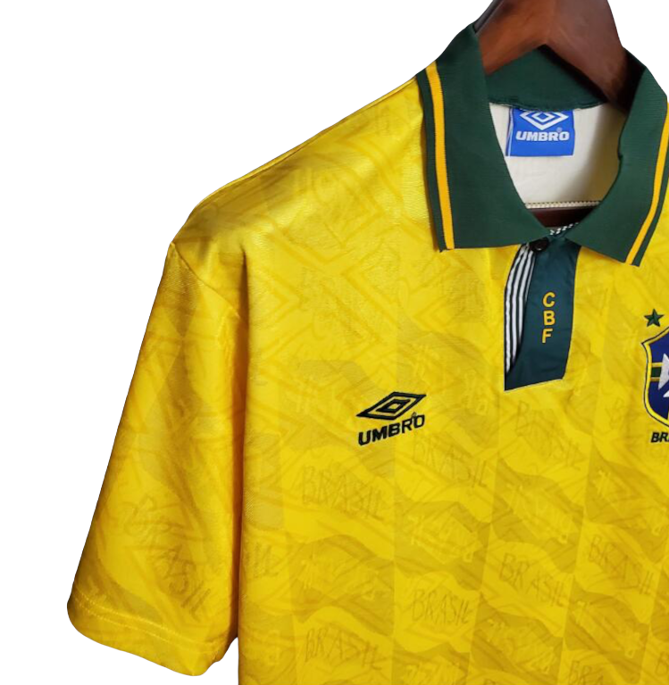 1991/93 Brazil Home Jersey