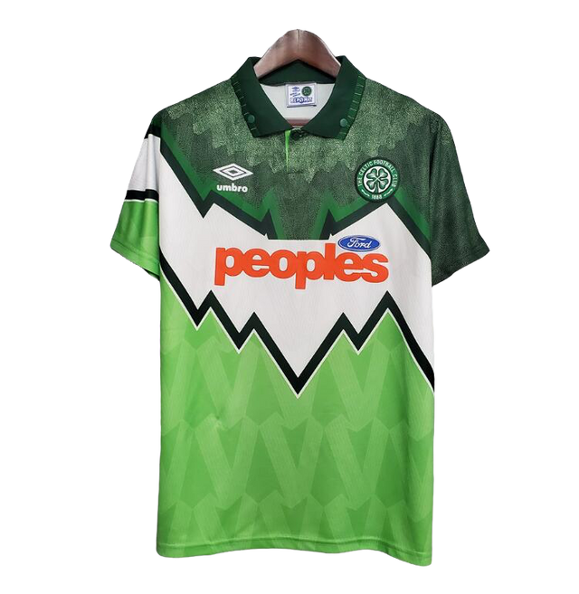 Celtic 91/92 Away Retro Jersey - Zorrojersey- Professional Custom